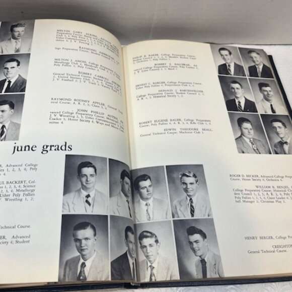VTG BPI Baltimore Polytechnic Institute 1953 Class of Engineers Yearbook - Picture 9 of 12